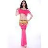 Milk Silk Belly Dance Practice Costumes Dancewear , Chest Short Sleeves thumbnail-1