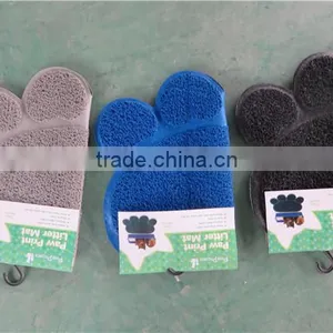 Hot Sales PVC Coil Kitty Litter Mat, PVC Pet Mats With Various Shapes thumbnail-4