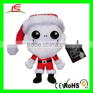 D942 Nightmare Before Christmas Santa Jack Skellington Doll Plush thumbnail-1