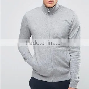 Stand Collar Men Slim Fit Tracksuit Sportwear Full Zip Fastening Plain Tracksuits thumbnail-3