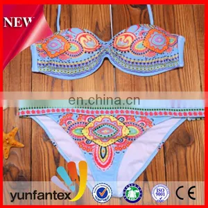 2017 Latest Style Good Quality Scuba Bikini Swimming Garment for Girl thumbnail-5