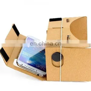 Cardboard 3D VR Virtual Reality Google Headset Movie Games Glasses for Phones VR002 thumbnail-1