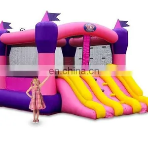 Purple Commercial Inflatable Pink Bouncer thumbnail-1