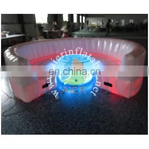 LED Living Room Inflatable Sofa Bed for Sale thumbnail-1