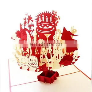 Happy Birthday Greeting Card 3d Pop up Greeting Card thumbnail-1