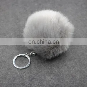 Fashion Keyring Pompom Charm Ball Car Key Chain Bag Pendant thumbnail-4