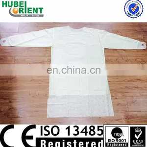 Hospital Disposable SMS SMMS Waterproof Medical Isolation Gowns thumbnail-4