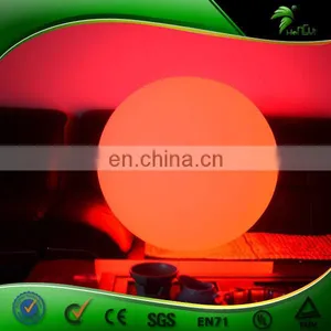 Diameter 1m Inflatable Helium LED Balloon , LED Sphere Lighting Helium Balloon thumbnail-3