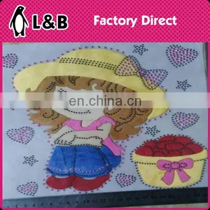 New Design Umbrella Hot Fix Motif Chenille Rhinestone Decorative Embroidered Patches thumbnail-6