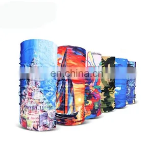 Fashion Multifunctional Sublimation Sports Outdoor Fack Mask Bandana for Sale thumbnail-1