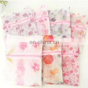 Custom Zipper Closure/Drawstring Lingerie Laundry Bag Mesh Laundry Bag thumbnail-6