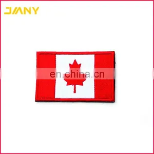 Custom Small US Flag Patches Gray Borders Embroidered American Flags thumbnail-6