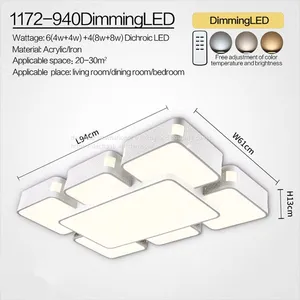 Square LED Ceiling Light thumbnail-2