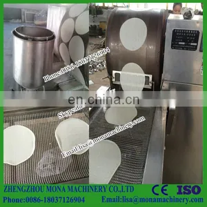 Square Round Shape Spring Roll Sheet Forming Machine / Spring Roll Pastry Making Machine / Samosa Pastry Sheet Machine thumbnail-5