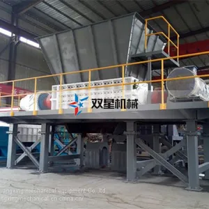 Industrial Big Car Rubber Shredder Used for Sale thumbnail-2