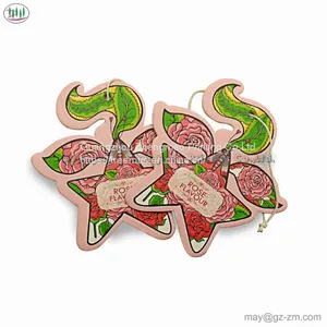 Customized Fashion Design Wholesale Rose-scented Paper Air Fresheners thumbnail-5