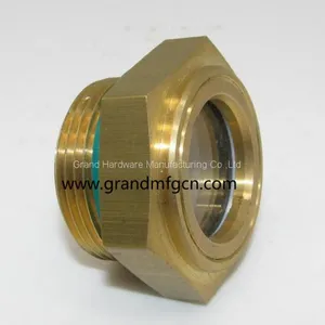 Brass Oil Level Glass Sights for Pumps BSP Pipe Thread 3/4 Inch thumbnail-4