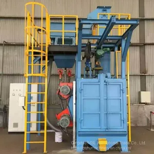 Hook Type Shot Blasting Machine, Spare Parts Rust Removing Peening Machine thumbnail-2