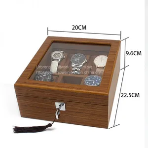 Luxury High-Quality New Design Custom High Glossy Single Wooden Men Watch Boxes thumbnail-4