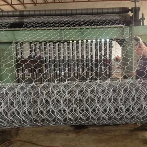 PVC Coated Hexagonal Gabion Mesh Woven Gabion Stone Cage thumbnail-3