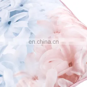 Hot Selling Big Flower Printed Velvet Decorative Cushion Covers Polyester Throw Pillow Cover for Sofa thumbnail-3
