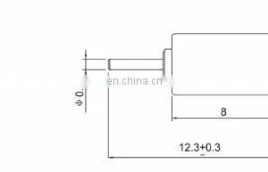 MBI0408 0410 0412 DC Coreless Micro Motor 3V 9000rpm Length for Helicopter and Timer thumbnail-5