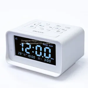 K1 LEDelectronic Alarm Clock Radio Temperature Display Pluggable Earphone FM FM Radio Desktop Clock Clock thumbnail-2