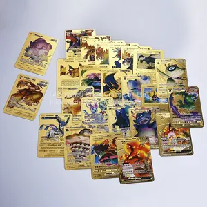 Pokémon Gold Foil Card Card Dream Gold Foil Card Anime Cartoon Small Elves Pokémon Hot Stamping Card thumbnail-1
