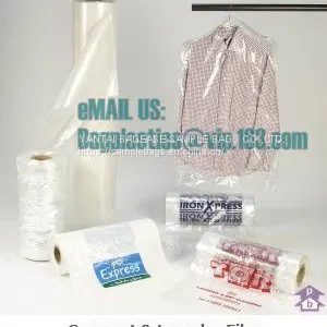 Poly Cover, Garment Covers, Laundry Bag, Garment Cover Film, Films on Roll, Laundry Sacks Dry Cleaning Poly Garment Bags thumbnail-1