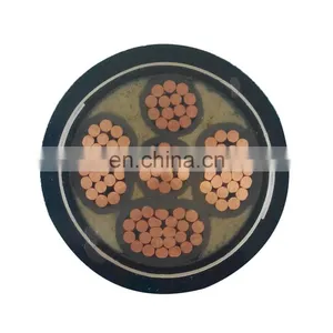 Power Cable Three-Phase Five-Wire 5 Core 16/25/35/50/70/95 Square 3+2 Aluminum /copper Wire YJV22 Yjlv22 Buried Overhead Cable thumbnail-3