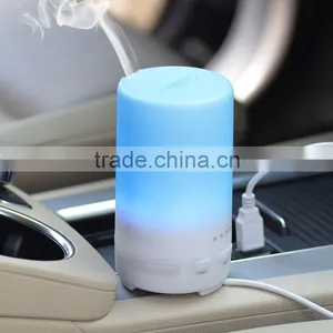 USB Aroma Diffuser Car 50ml Mini Air Essential Oil Diffuser Purifier Auto Shutoff thumbnail-3