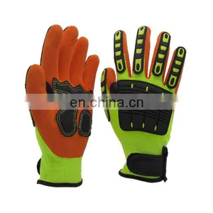 Factory Custom Industrial Anti Impact Mechanic Cut Resistant Protective Hand Working Safety Gloves thumbnail-1