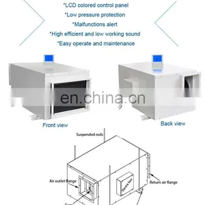 Hiross Best Sales 240L/D Basement Ceiling Dehumidifier for Household/commerci Use Strong Dehumidifying Ventilation Purification thumbnail-5