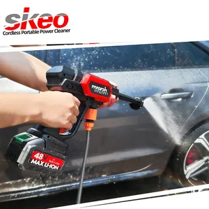 Sikeo Portable Cordless Pressure Washer, MAX 580 PSI Portable Power Cleaner With Accessories Kit, 4.0Ah Battery thumbnail-1