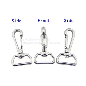 Marine Hardware 304/316 Stainless Steel Square Spring Snap Hook thumbnail-1