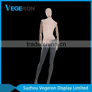 High Quality Fiberglass Stand Flexible Female Mannequin thumbnail-4