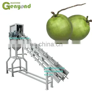 Stainless Steel 304 l Coconut Cutting Machine for Getting Coconut Water thumbnail-1