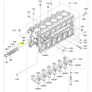 37707-03101 Camshaft Bushing Suit For Mitsubishi S6R thumbnail-2