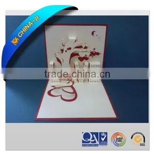 Handmade Wedding Custom 3d Pop up Greeting Card thumbnail-1