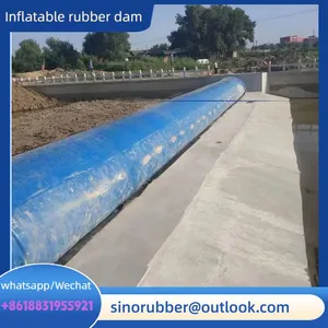 Inflatable Water-filled Landscape Rubber Dam Manufacturer, Flood Control and Risk-resistant River-blocking Rubber Dam thumbnail-2