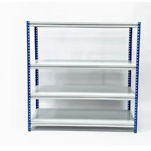 Disassemble 4 Tiers Commercial Wire Shelf Heavy Duty Steel Warehouse Storage Rack thumbnail-4