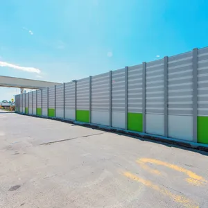 Longen Aluminum Alloy Acryl PVC Modern Lightweight Durable Absorptive Reflective Soundproof Noise Barrier Panel R4 thumbnail-4