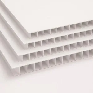 10mm Coroplast Board Twin Wall Corrugated Plastic Flute Board thumbnail-1