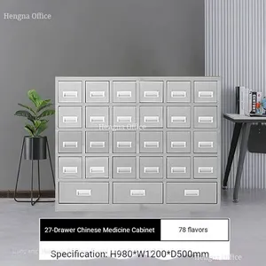Eco-Friendly Powder Coated Herb Chest-HCH565| Damp-Proof Multi-Drawer Storage for Herbalist and Apothecary-Long Life Service thumbnail-3