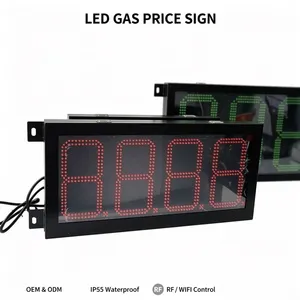 Manufacturer Customization Outdoor Gas Led Screen Price Outdoor Led Numbers Display Boards for Sale for Sale thumbnail-5