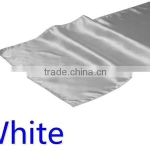 Hot Selling Ployester Satin Table Runner for Wedding Decoration, Royal Blue Color thumbnail-5