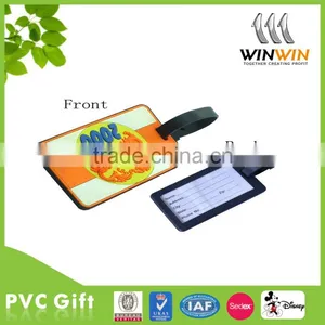 China Customized Bulk Cheap PVC Luggage Tag thumbnail-4