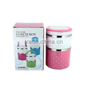 Unique Design 1/2/3/4 Tiers Stainless Steel Food Box/food Box Container thumbnail-4