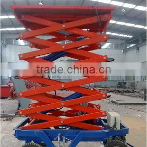 6m 0.3-0.5ton Hydraulic Scissors Working Platform Lift thumbnail-5
