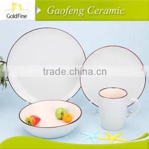 11" Purple Porcelain Elegant Dinner Plate Set thumbnail-5